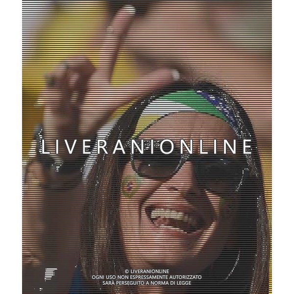 FIFA World Cup Brasile 2014 Gruppo A San Paolo - 12.06.2014 Brasile-Croazia Nella Foto:tifosi /Ph.Vitez-Ag. Aldo Liverani