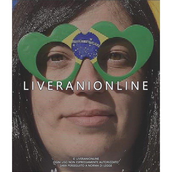 FIFA World Cup Brasile 2014 Gruppo A San Paolo - 12.06.2014 Brasile-Croazia Nella Foto:tifosi /Ph.Vitez-Ag. Aldo Liverani