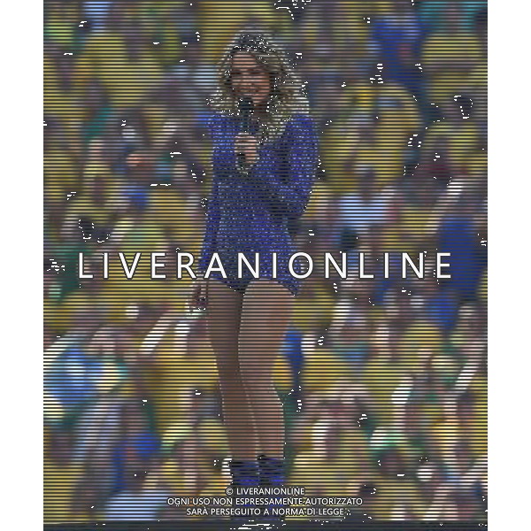 FIFA World Cup Brasile 2014 Gruppo A San Paolo - 12.06.2014 Brasile-Croazia Nella Foto:cerimonia inaugurazione claudia leitte /Ph.Vitez-Ag. Aldo Liverani