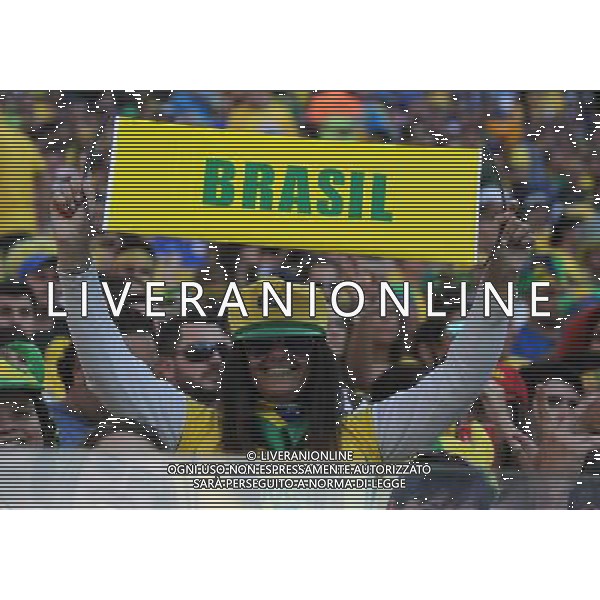 FIFA World Cup Brasile 2014 Gruppo A San Paolo - 12.06.2014 Brasile-Croazia Nella Foto:tifosi /Ph.Vitez-Ag. Aldo Liverani