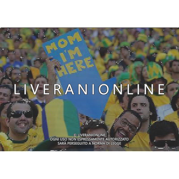 FIFA World Cup Brasile 2014 Gruppo A San Paolo - 12.06.2014 Brasile-Croazia Nella Foto:tifosi /Ph.Vitez-Ag. Aldo Liverani