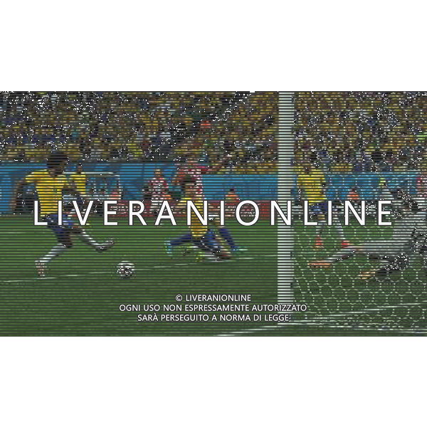 FIFA World Cup Brasile 2014 Gruppo A San Paolo - 12.06.2014 Brasile-Croazia Nella Foto:autogol marcelo /Ph.Vitez-Ag. Aldo Liverani