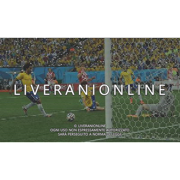 FIFA World Cup Brasile 2014 Gruppo A San Paolo - 12.06.2014 Brasile-Croazia Nella Foto:autogol marcelo /Ph.Vitez-Ag. Aldo Liverani