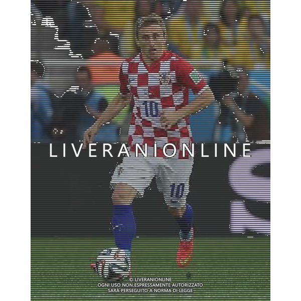 FIFA World Cup Brasile 2014 Gruppo A San Paolo - 12.06.2014 Brasile-Croazia Nella Foto:modric /Ph.Vitez-Ag. Aldo Liverani