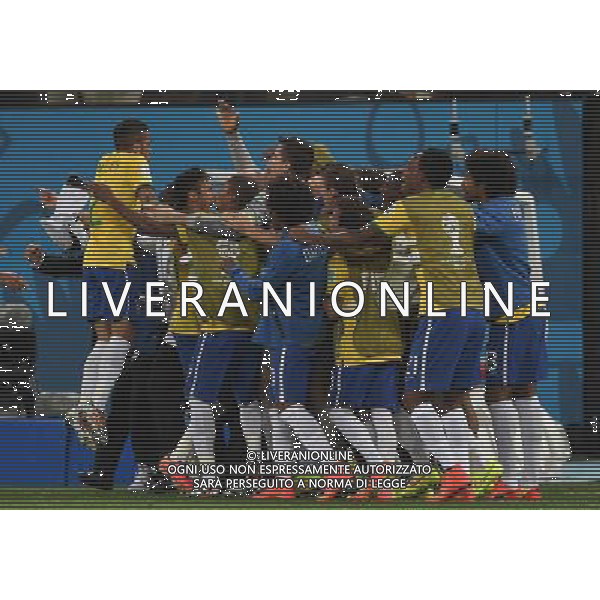 FIFA World Cup Brasile 2014 Gruppo A San Paolo - 12.06.2014 Brasile-Croazia Nella Foto:neymar esulta /Ph.Vitez-Ag. Aldo Liverani