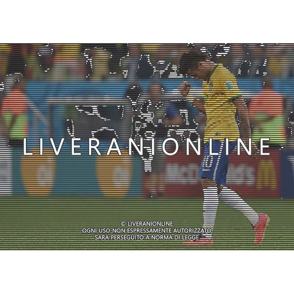 FIFA World Cup Brasile 2014 Gruppo A San Paolo - 12.06.2014 Brasile-Croazia Nella Foto:neymar esulta /Ph.Vitez-Ag. Aldo Liverani