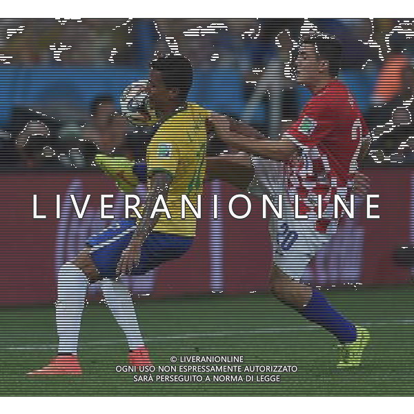 FIFA World Cup Brasile 2014 Gruppo A San Paolo - 12.06.2014 Brasile-Croazia Nella Foto:kovacic luiz gustavo /Ph.Vitez-Ag. Aldo Liverani