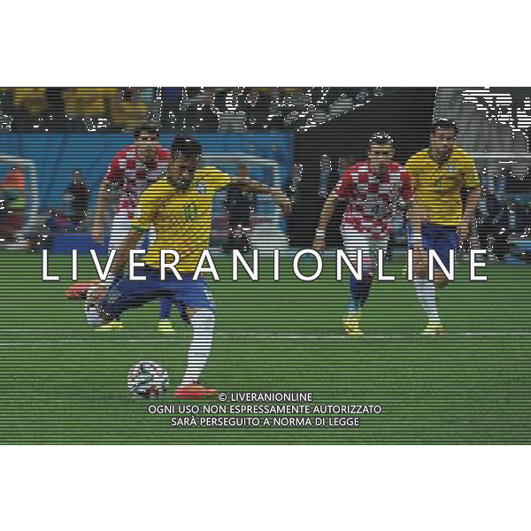 FIFA World Cup Brasile 2014 Gruppo A San Paolo - 12.06.2014 Brasile-Croazia Nella Foto:neymar secondo gol /Ph.Vitez-Ag. Aldo Liverani