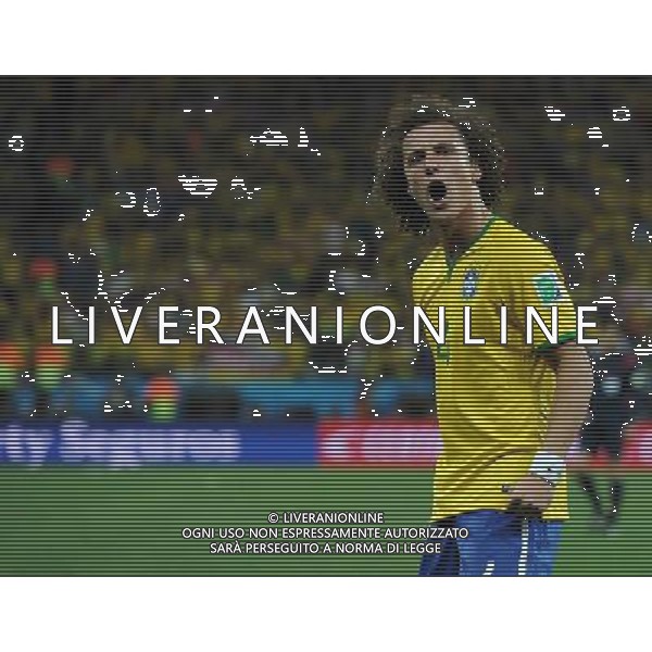 FIFA World Cup Brasile 2014 Gruppo A San Paolo - 12.06.2014 Brasile-Croazia Nella Foto:luiz esulta /Ph.Vitez-Ag. Aldo Liverani