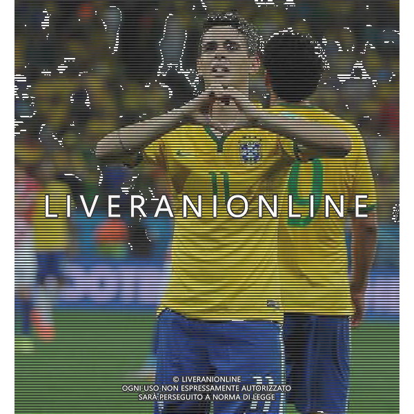 FIFA World Cup Brasile 2014 Gruppo A San Paolo - 12.06.2014 Brasile-Croazia Nella Foto:oscar esulta /Ph.Vitez-Ag. Aldo Liverani