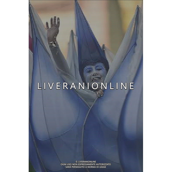 (140612) -- SAO PAULO, June 12, 2014 () -- A performer gives a show during the opening ceremony of 2014 FIFA World Cup in the Arena de Sao Paulo Stadium in Sao Paulo, Brazil, June 12, 2014. (/Qi Heng) AG ALDO LIVERANI SAS ONLY ITALY