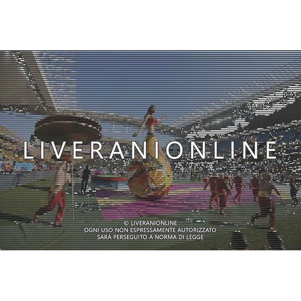 (140612) -- SAO PAULO, June 12, 2014 () -- Performers attend the opening ceremony of 2014 FIFA World Cup in the Arena de Sao Paulo Stadium in Sao Paulo, Brazil, June 12, 2014. (/Zhou Lei)(rh) AG ALDO LIVERANI SAS ONLY ITALY