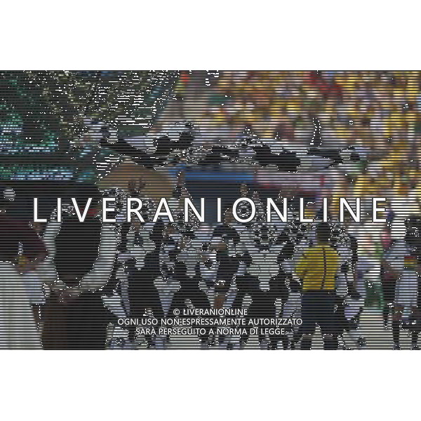 (140612) -- SAO PAULO, June 12, 2014 () -- Performers give a show during the opening ceremony of 2014 FIFA World Cup in the Arena de Sao Paulo Stadium in Sao Paulo, Brazil, June 12, 2014. (/Wang Lili)(rh) AG ALDO LIVERANI SAS ONLY ITALY