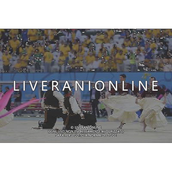 (140612) -- SAO PAULO, June 12, 2014 () -- Performers dance in the Arena de Sao Paulo Stadium during the opening ceremony of 2014 FIFA World Cup in Sao Paulo, Brazil, June 12, 2014. (/Zhou Lei)(rh) AG ALDO LIVERANI SAS ONLY ITALY