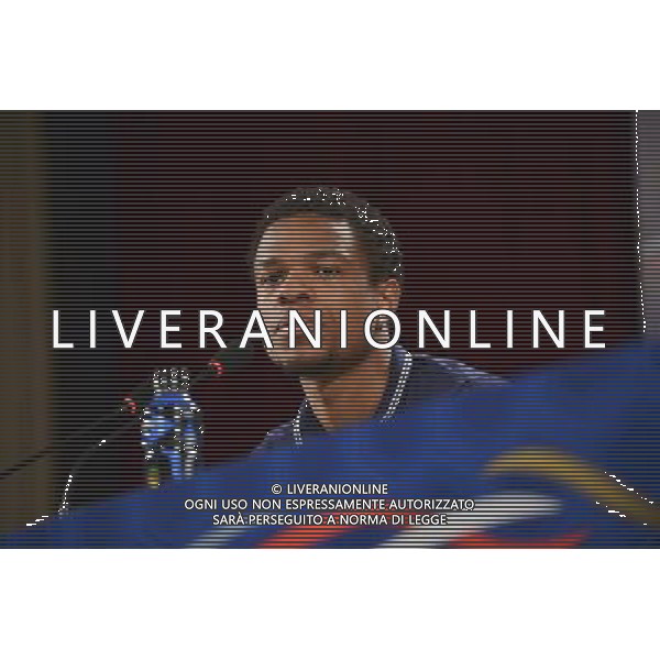 Loic REMY - 13.06.2014 - Conference de presse - France - Coupe du Monde 2014 - Ribeirao Preto Photo : Dave Winter / Icon Sport /AGENZIA ALDO LIVERANI SAS - ITALY ONLY - EDITORIAL USE ONLY - Conferenza Stampa della nazionale della Francia - Coppa del Mondo 2014 - Brasile 13 giugno 2014