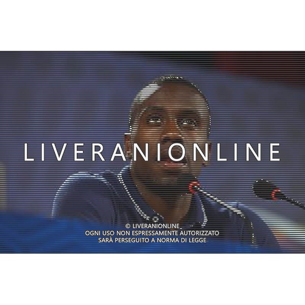 Blaise MATUIDI - 13.06.2014 - Conference de presse - France - Coupe du Monde 2014 - Ribeirao Preto Photo : Dave Winter / Icon Sport /AGENZIA ALDO LIVERANI SAS - ITALY ONLY - EDITORIAL USE ONLY - Conferenza Stampa della nazionale della Francia - Coppa del Mondo 2014 - Brasile 13 giugno 2014