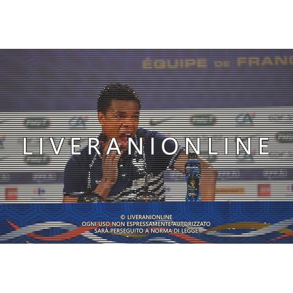 Loic REMY - 13.06.2014 - Conference de presse - France - Coupe du Monde 2014 - Ribeirao Preto Photo : Dave Winter / Icon Sport /AGENZIA ALDO LIVERANI SAS - ITALY ONLY - EDITORIAL USE ONLY - Conferenza Stampa della nazionale della Francia - Coppa del Mondo 2014 - Brasile 13 giugno 2014