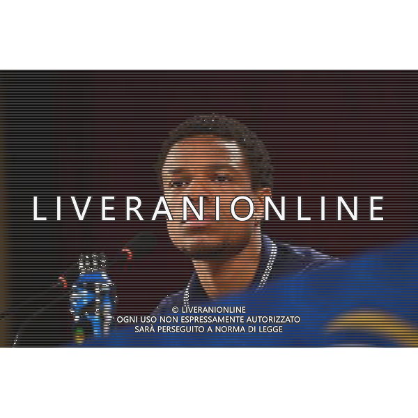 Loic REMY - 13.06.2014 - Conference de presse - France - Coupe du Monde 2014 - Ribeirao Preto Photo : Dave Winter / Icon Sport /AGENZIA ALDO LIVERANI SAS - ITALY ONLY - EDITORIAL USE ONLY - Conferenza Stampa della nazionale della Francia - Coppa del Mondo 2014 - Brasile 13 giugno 2014