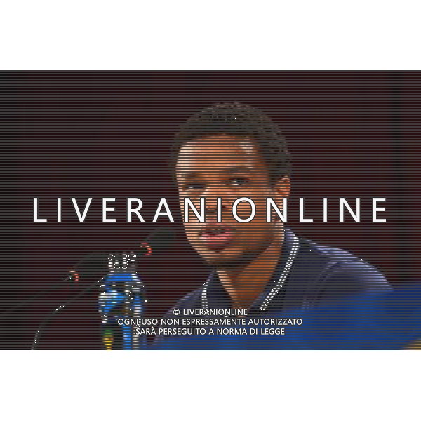 Loic REMY - 13.06.2014 - Conference de presse - France - Coupe du Monde 2014 - Ribeirao Preto Photo : Dave Winter / Icon Sport /AGENZIA ALDO LIVERANI SAS - ITALY ONLY - EDITORIAL USE ONLY - Conferenza Stampa della nazionale della Francia - Coppa del Mondo 2014 - Brasile 13 giugno 2014