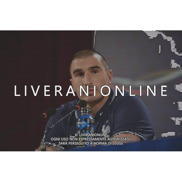 Stephane RUFFIER - 13.06.2014 - Conference de presse - France - Coupe du Monde 2014 - Ribeirao Preto Photo : Dave Winter / Icon Sport /AGENZIA ALDO LIVERANI SAS - ITALY ONLY - EDITORIAL USE ONLY - Conferenza Stampa della nazionale della Francia - Coppa del Mondo 2014 - Brasile 13 giugno 2014