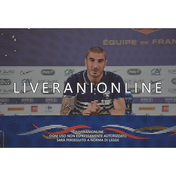 Stephane RUFFIER - 13.06.2014 - Conference de presse - France - Coupe du Monde 2014 - Ribeirao Preto Photo : Dave Winter / Icon Sport /AGENZIA ALDO LIVERANI SAS - ITALY ONLY - EDITORIAL USE ONLY - Conferenza Stampa della nazionale della Francia - Coppa del Mondo 2014 - Brasile 13 giugno 2014