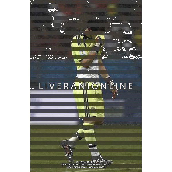 (140613) -- SALVADOR, June 13, 2014 () -- Spain\'s Iker Casillas reacts during a Group B match between Spain and Netherlands of 2014 FIFA World Cup in the Arena Fonte Nova Stadium in Salvador, Brazil, June 13, 2014. (/Yang Lei)(rh) ©photoshot/Agenzia Aldo Liverani sas - ITALY ONLY - EDITORIAL USE ONLY - Spagna Vs Olanda partita del Gruppo B Coppa del Mondo FIFA 2014 in Salvador, in Brasile, 13 giugno 2014