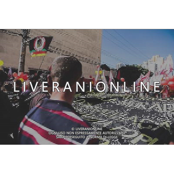 Demonstration of social movements in Sao Paulo, Brazil on June 12, 2014. The demonstration happens near the same avenue that leads to the Itaquerao stadium, where it occurs on the same day, the opening match of the World Cup between Brazil and Croatia. (Photo by Tiago Mazza Chiaravalloti/NurPhoto) ©photoshot/Agenzia Aldo Liverani sas - ITALY ONLY - EDITORIAL USE ONLY - Scontri tra manifestanti e polizia durante la manifestazione di Protesta e la dimostrazione dei movimenti sociali a Sao Paulo, in Brasile il 12 giugno 2014 nel giorno della partita inaugurale della Coppa del Mondo Fifa World Cup 