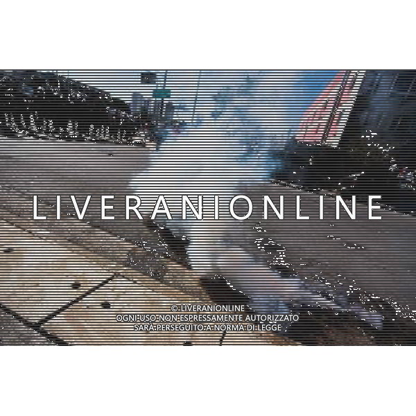 Tear gas bomb is fire by police during a demonstration against the money spent on the World Cup on June 12, 2014 in Sao Paulo, Brazil. The demonstration happens near the same avenue that leads to the Itaquerao stadium, where it occurs on the same day, the opening match of the World Cup between Brazil and Croatia. (Photo by Tiago Mazza Chiaravalloti/NurPhoto) ©photoshot/Agenzia Aldo Liverani sas - ITALY ONLY - EDITORIAL USE ONLY - Scontri tra manifestanti e polizia durante la manifestazione di Protesta e la dimostrazione dei movimenti sociali a Sao Paulo, in Brasile il 12 giugno 2014 nel giorno della partita inaugurale della Coppa del Mondo Fifa World Cup 