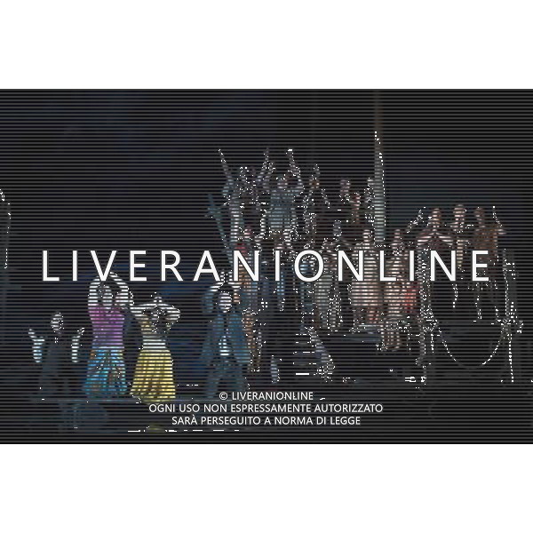 The Pearl Fishers - English National Opera at the London Coliseum 13-06-14 ©photoshot/Agenzia Aldo Liverani sas - ITALY ONLY - EDITORIAL USE ONLY