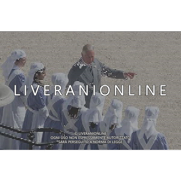 Britain\'s Prince Charles, Prince of Wales, talks to volunteers dressed as nurses during a garden party in the grounds of Buckingham Palace in central London, on June 12, 2014 in honour of the British Red Cross. ©photoshot/Agenzia Aldo Liverani sas - ITALY ONLY - EDITORIAL USE ONLY