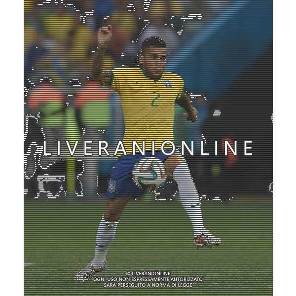 FIFA World Cup Brasile 2014 Gruppo A San Paolo - 12.06.2014 Brasile-Croazia Nella Foto:Dani Alves /Ph.Vitez-Ag. Aldo Liverani