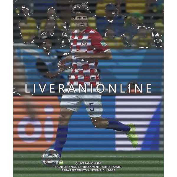 FIFA World Cup Brasile 2014 Gruppo A San Paolo - 12.06.2014 Brasile-Croazia Nella Foto:Corluka Vedran /Ph.Vitez-Ag. Aldo Liverani