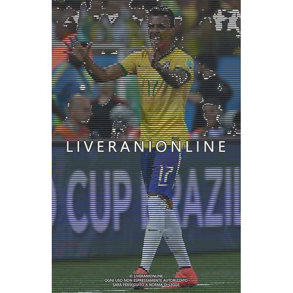 FIFA World Cup Brasile 2014 Gruppo A San Paolo - 12.06.2014 Brasile-Croazia Nella Foto:Luiz Gustavo /Ph.Vitez-Ag. Aldo Liverani