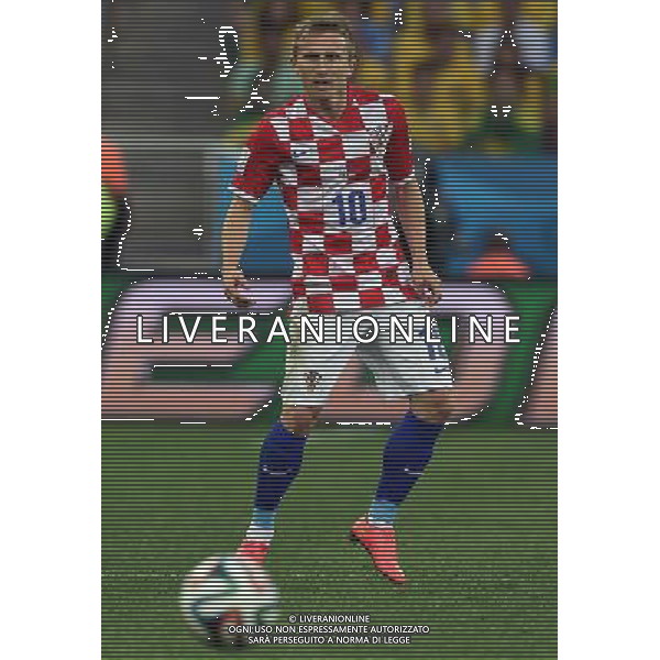 FIFA World Cup Brasile 2014 Gruppo A San Paolo - 12.06.2014 Brasile-Croazia Nella Foto:Modric Luka /Ph.Vitez-Ag. Aldo Liverani