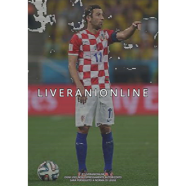 FIFA World Cup Brasile 2014 Gruppo A San Paolo - 12.06.2014 Brasile-Croazia Nella Foto:Srna Darijo /Ph.Vitez-Ag. Aldo Liverani