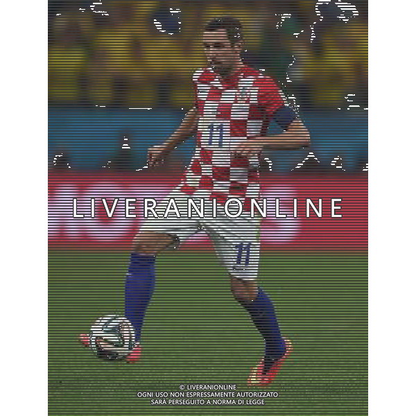 FIFA World Cup Brasile 2014 Gruppo A San Paolo - 12.06.2014 Brasile-Croazia Nella Foto:Srna Darijo /Ph.Vitez-Ag. Aldo Liverani