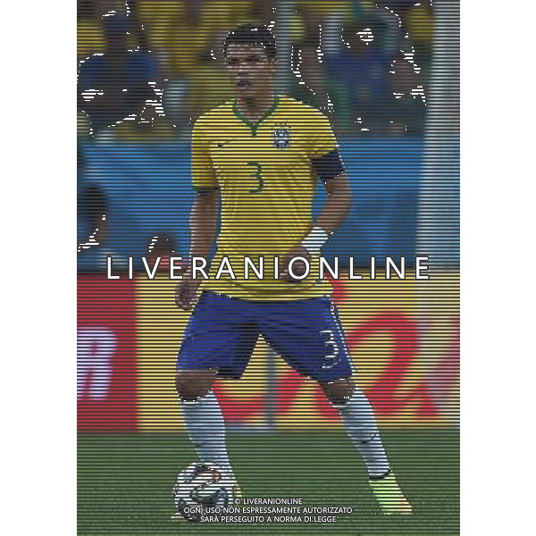 FIFA World Cup Brasile 2014 Gruppo A San Paolo - 12.06.2014 Brasile-Croazia Nella Foto:Thiago Silva /Ph.Vitez-Ag. Aldo Liverani