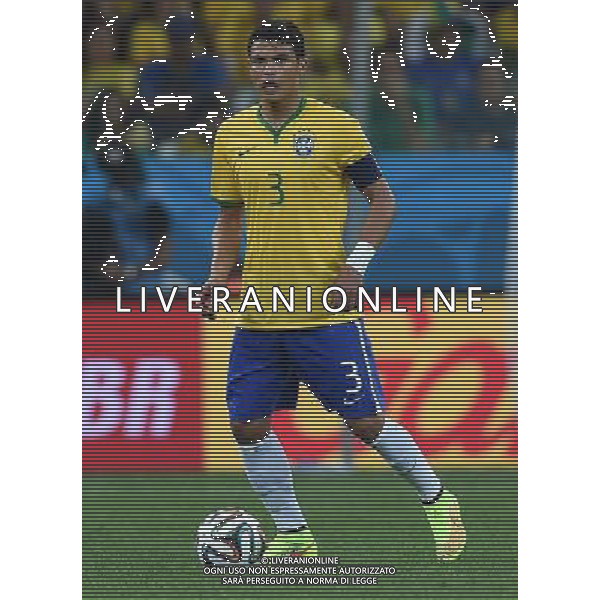 FIFA World Cup Brasile 2014 Gruppo A San Paolo - 12.06.2014 Brasile-Croazia Nella Foto:Thiago Silva /Ph.Vitez-Ag. Aldo Liverani