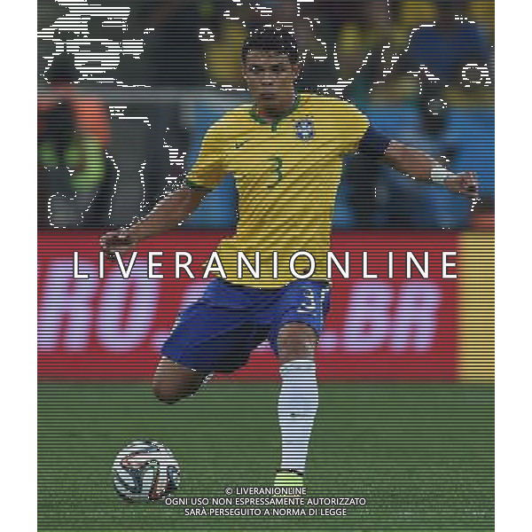 FIFA World Cup Brasile 2014 Gruppo A San Paolo - 12.06.2014 Brasile-Croazia Nella Foto:Thiago Silva /Ph.Vitez-Ag. Aldo Liverani