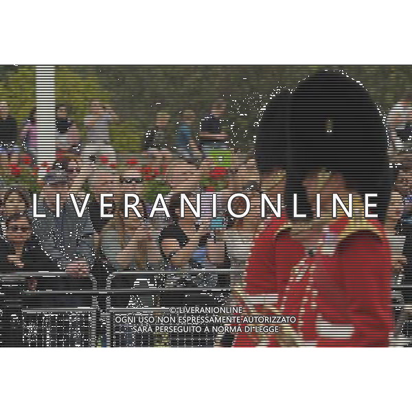 Atmosphere - Trooping the Colour. The annual Queen\'s birthday Parade leaving from Buckingham Palace. Trooping the Colour with Queen Elizabeth II and Royal Family, London, 14.06.14 AG ALDO LIVERANI SAS ONLY ITALY