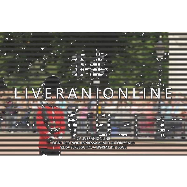 Atmosphere - Trooping the Colour. The annual Queen\'s birthday Parade leaving from Buckingham Palace. Trooping the Colour with Queen Elizabeth II and Royal Family, London, 14.06.14 AG ALDO LIVERANI SAS ONLY ITALY