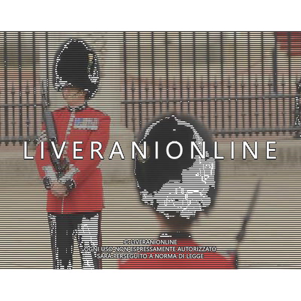 Atmosphere - Trooping the Colour. The annual Queen\'s birthday Parade leaving from Buckingham Palace. Trooping the Colour with Queen Elizabeth II and Royal Family, London, 14.06.14 AG ALDO LIVERANI SAS ONLY ITALY