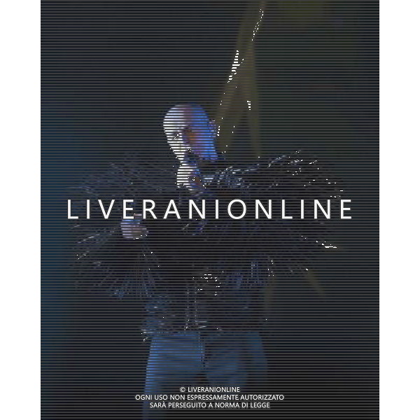 Pet Shop Boys perform at Birmingham LG Arena, England on 13th June 2014. Singer Neil Tennant. AG ALDO LIVERANI SAS ONLY ITALY