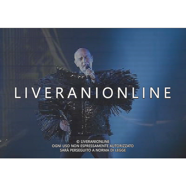 Pet Shop Boys perform at Birmingham LG Arena, England on 13th June 2014. Singer Neil Tennant. AG ALDO LIVERANI SAS ONLY ITALY