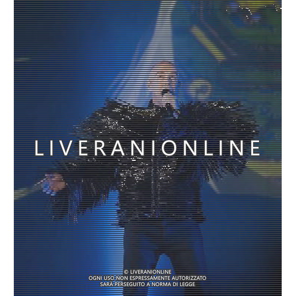 Pet Shop Boys perform at Birmingham LG Arena, England on 13th June 2014. Singer Neil Tennant. AG ALDO LIVERANI SAS ONLY ITALY