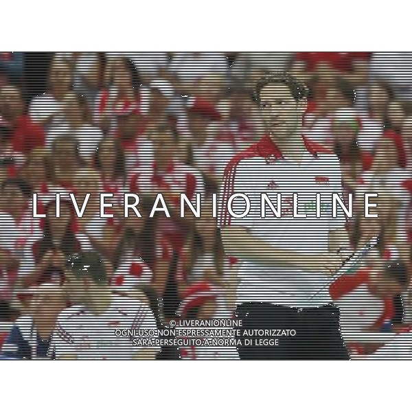 13.06.2014 - Katowice . FIVB Mens Volleybal World League 2014 / FIVB Liga Swiatowa 2014: Poland / Polska (white biale) - Italy / Wlochy (blue / niebieskie? . n/z. Stephane Antiga , . Fot. Dawid Markysz / EDYTOR.net/NEWSPIX.PL --- Newspix.pl AG ALDO LIVERANI SAS ONLY ITALY *** Local Caption *** www.newspix.pl mail us: info@newspix.pl call us: 0048 022 23 22 222 --- Polish Picture Agency by Ringier Axel Springer Poland