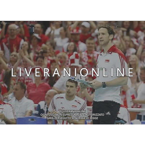 13.06.2014 - Katowice . FIVB Mens Volleybal World League 2014 / FIVB Liga Swiatowa 2014: Poland / Polska (white biale) - Italy / Wlochy (blue / niebieskie? . n/z. Stephane Antiga , . Fot. Dawid Markysz / EDYTOR.net/NEWSPIX.PL --- Newspix.pl AG ALDO LIVERANI SAS ONLY ITALY *** Local Caption *** www.newspix.pl mail us: info@newspix.pl call us: 0048 022 23 22 222 --- Polish Picture Agency by Ringier Axel Springer Poland