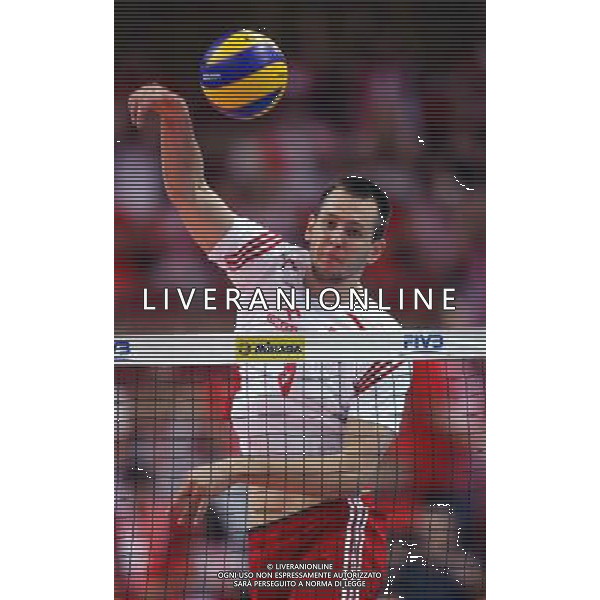 KATOWICE HALA SPODEK 13.06.2014 SIATKOWKA MEZCZYZNI FIVB LIGA SWIATOWA GRUPA A POLSKA - WLOCHY NZ BARTOSZ KUREK ( POLSKA ) FOT MICHAL NOWAK / NEWSPIX.PL KATOWICE HALA SPODEK 13.06.2014 MEN VOLLEYBALL 2014 FIVB VOLLEYBALL WORLD LEAGUE POOL A POLAND - ITALY MICHAL NOWAK / NEWSPIX.PL --- Newspix.pl AG ALDO LIVERANI SAS ONLY ITALY *** Local Caption *** www.newspix.pl mail us: info@newspix.pl call us: 0048 022 23 22 222 --- Polish Picture Agency by Ringier Axel Springer Poland