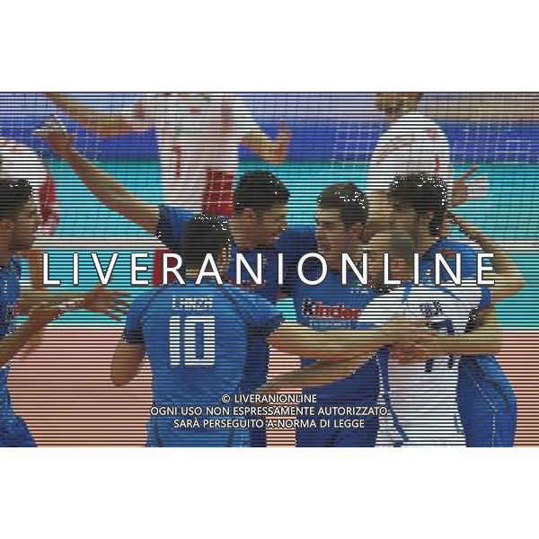 KATOWICE HALA SPODEK 13.06.2014 SIATKOWKA MEZCZYZNI FIVB LIGA SWIATOWA GRUPA A POLSKA - WLOCHY NZ RADOSC WLOCHY SIATKARZE FOT MICHAL NOWAK / NEWSPIX.PL KATOWICE HALA SPODEK 13.06.2014 MEN VOLLEYBALL 2014 FIVB VOLLEYBALL WORLD LEAGUE POOL A POLAND - ITALY MICHAL NOWAK / NEWSPIX.PL --- Newspix.pl AG ALDO LIVERANI SAS ONLY ITALY *** Local Caption *** www.newspix.pl mail us: info@newspix.pl call us: 0048 022 23 22 222 --- Polish Picture Agency by Ringier Axel Springer Poland