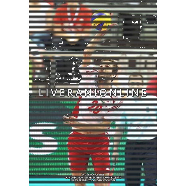 KATOWICE HALA SPODEK 13.06.2014 SIATKOWKA MEZCZYZNI FIVB LIGA SWIATOWA GRUPA A POLSKA - WLOCHY NZ MATEUSZ MIKA ( POLSKA ) FOT MICHAL NOWAK / NEWSPIX.PL KATOWICE HALA SPODEK 13.06.2014 MEN VOLLEYBALL 2014 FIVB VOLLEYBALL WORLD LEAGUE POOL A POLAND - ITALY MICHAL NOWAK / NEWSPIX.PL --- Newspix.pl AG ALDO LIVERANI SAS ONLY ITALY *** Local Caption *** www.newspix.pl mail us: info@newspix.pl call us: 0048 022 23 22 222 --- Polish Picture Agency by Ringier Axel Springer Poland